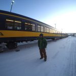 北極圏を目指しアラスカ鉄道５７６km１２時間の旅